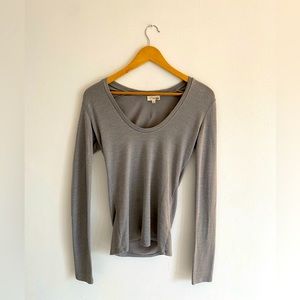 Wilfred Free Grey Scoop neck Sweater, size S
